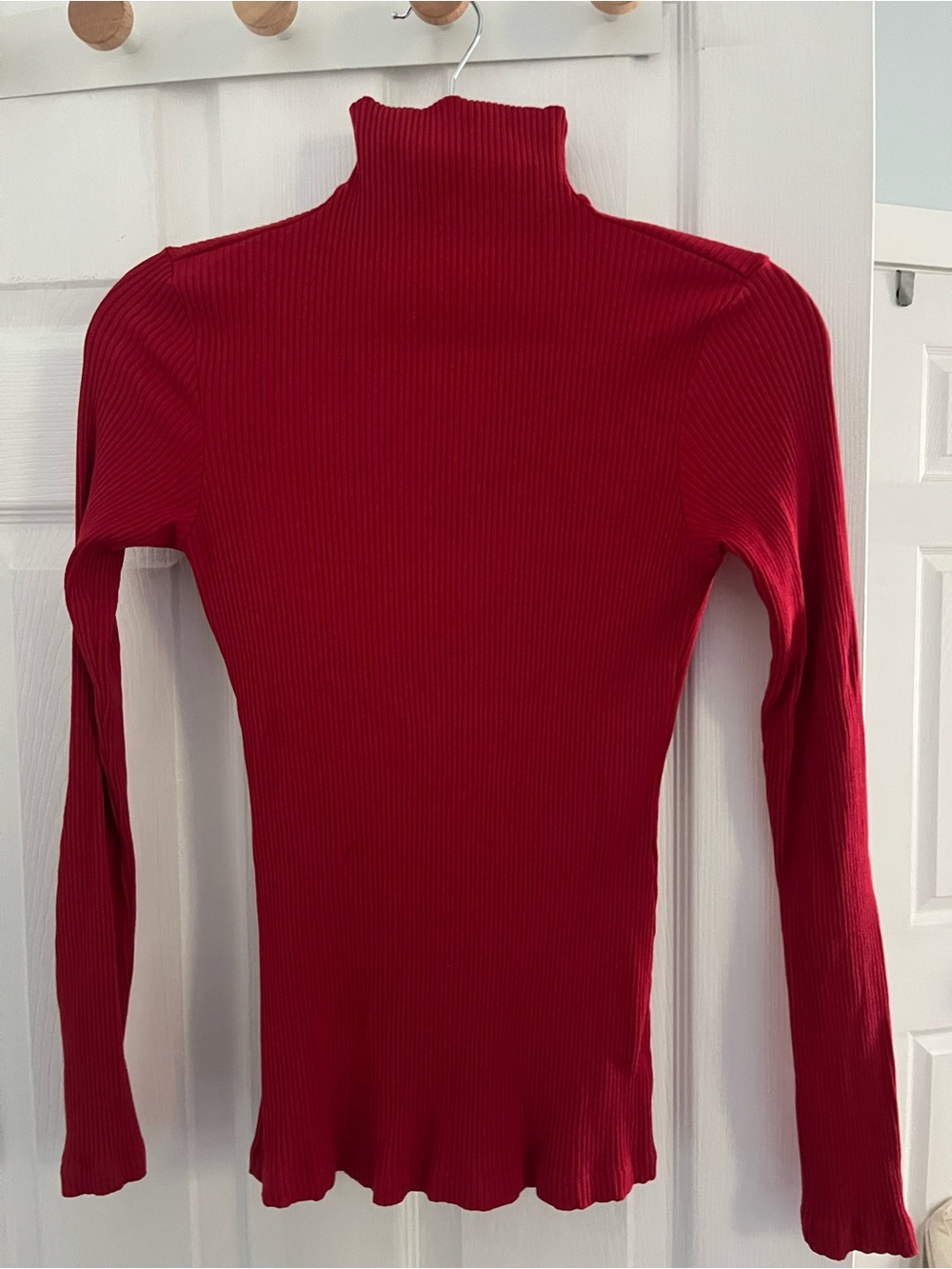 Amour Vert red turtleneck